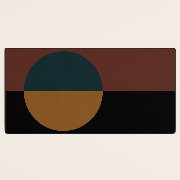 Color Block Abstract XI Desk Mat Gallery Image 3