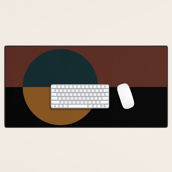 Color Block Abstract XI Desk Mat Gallery Image 1