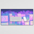 City Pop Shibuya Crossing Desk Mat Gallery Image 1