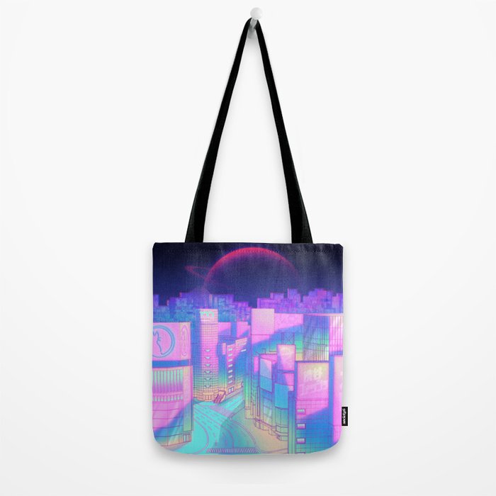 City Pop Shibuya Crossing Tote Bag Gallery Image 2