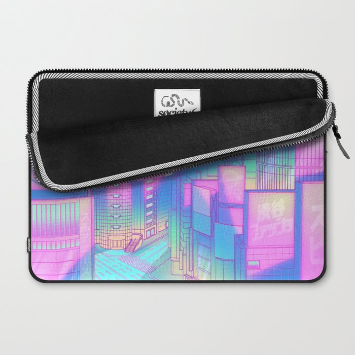City Pop Shibuya Crossing Laptop Sleeve Gallery Image 2