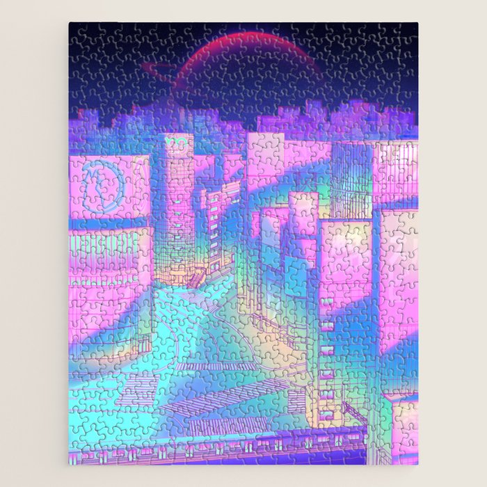 City Pop Shibuya Crossing Jigsaw Puzzle Gallery Image 1