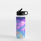 City Pop Shibuya Crossing Water Bottle Gallery Image 1