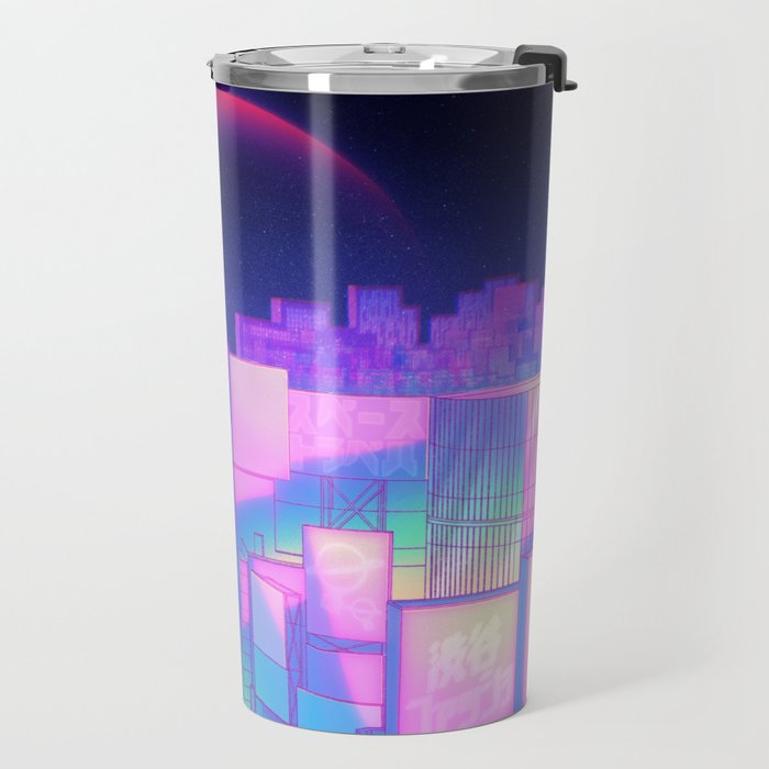 City Pop Shibuya Crossing Travel Mug Gallery Image 2