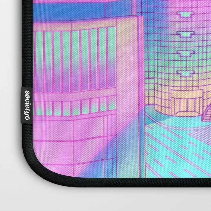 City Pop Shibuya Crossing Laptop Sleeve Gallery Image 3
