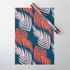 Blue Palms Wrapping Paper Gallery Image 1