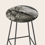 Pathway of light, sunlight and sunbeams in forest black and white photograph by J W Chapman Taylor Stool Gallery Image 2