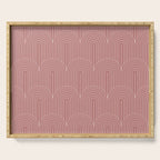 Art Deco Arch Pattern XXXVI Serving Tray Gallery Image 1