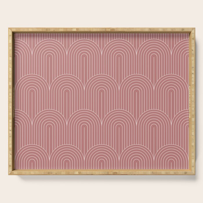 Art Deco Arch Pattern XXXVI Serving Tray Gallery Image 1