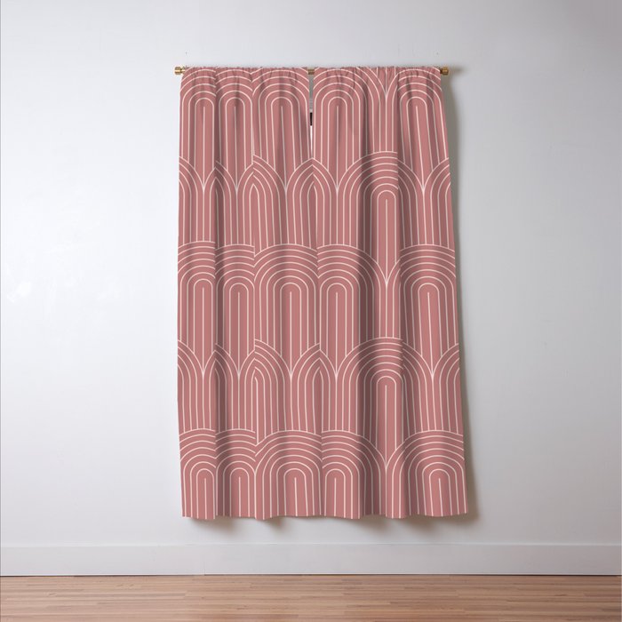 Art Deco Arch Pattern XXXVI Window Curtain Gallery Image 3