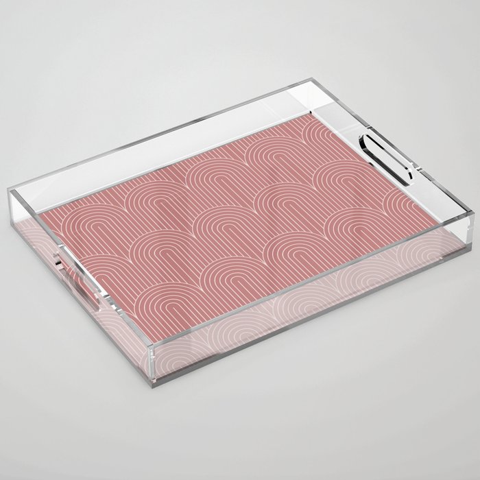 Art Deco Arch Pattern XXXVI Acrylic Tray Gallery Image 1