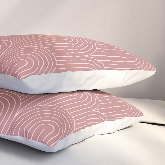 Art Deco Arch Pattern XXXVI Pillow Sham Gallery Image 3