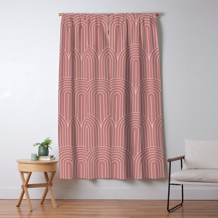 Art Deco Arch Pattern XXXVI Window Curtain Gallery Image 5