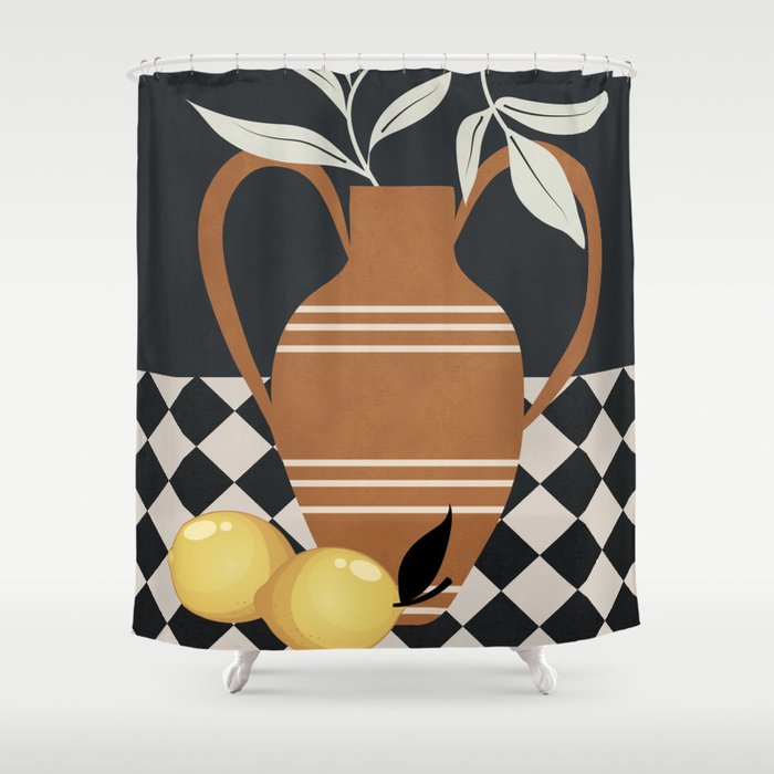 Still Life in Balance 1 Shower Curtain Gallery Image 1