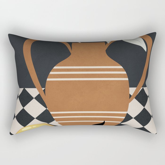 Still Life in Balance 1 Rectangular Pillow Gallery Image 1