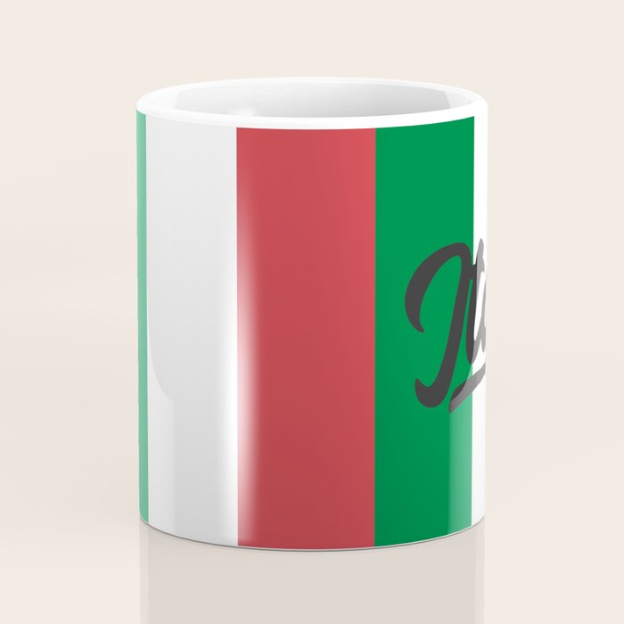 Italian Flag Coffee Mug Gallery Image 4