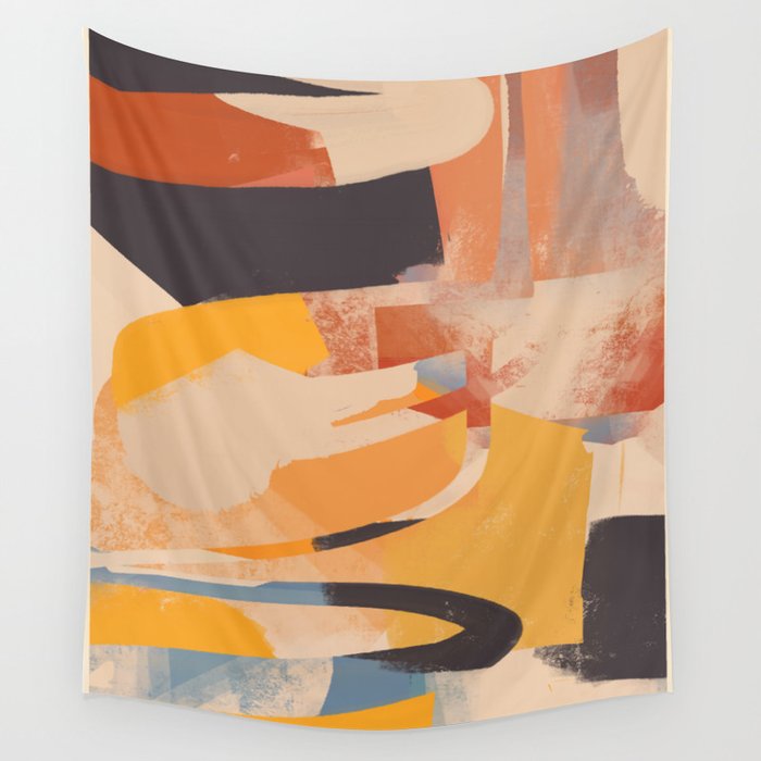 Modern Abstract Art 104 Wall Tapestry Gallery Image 1