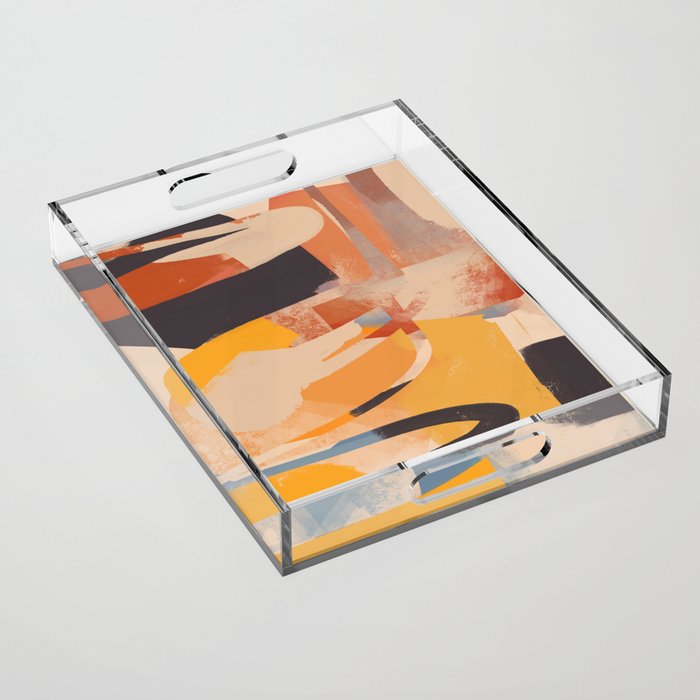 Modern Abstract Art 104 Acrylic Tray Gallery Image 1