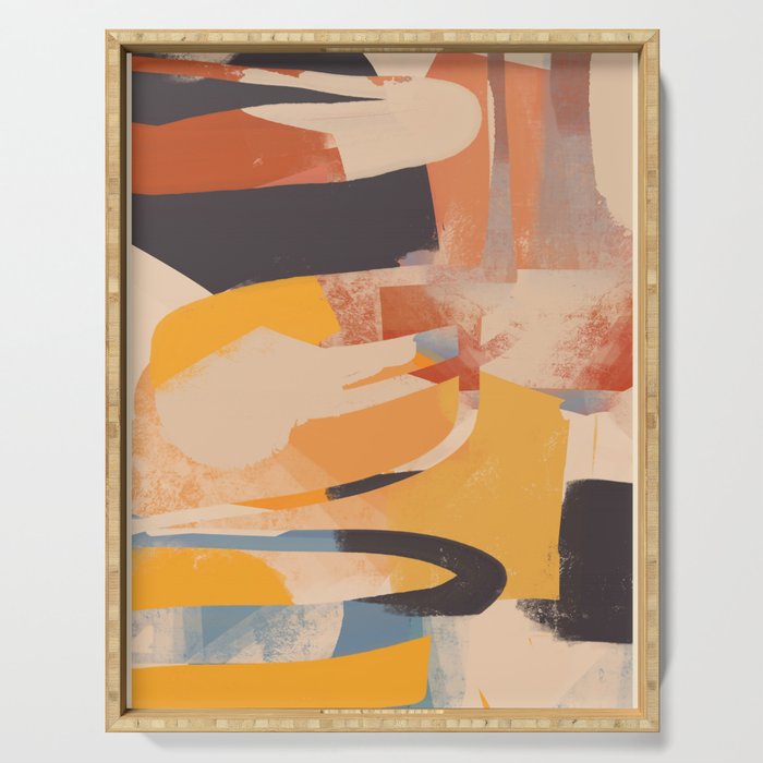 Modern Abstract Art 104 Serving Tray Gallery Image 1
