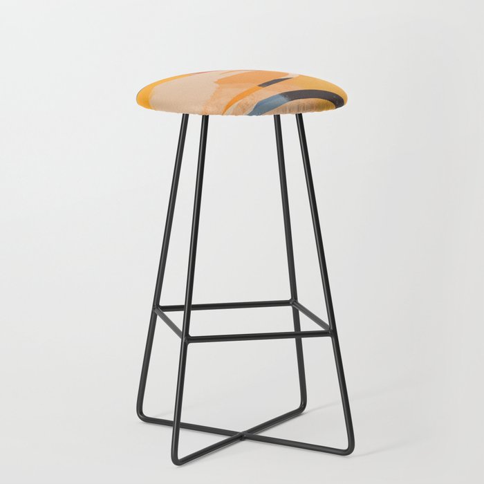 Modern Abstract Art 104 Stool Gallery Image 1