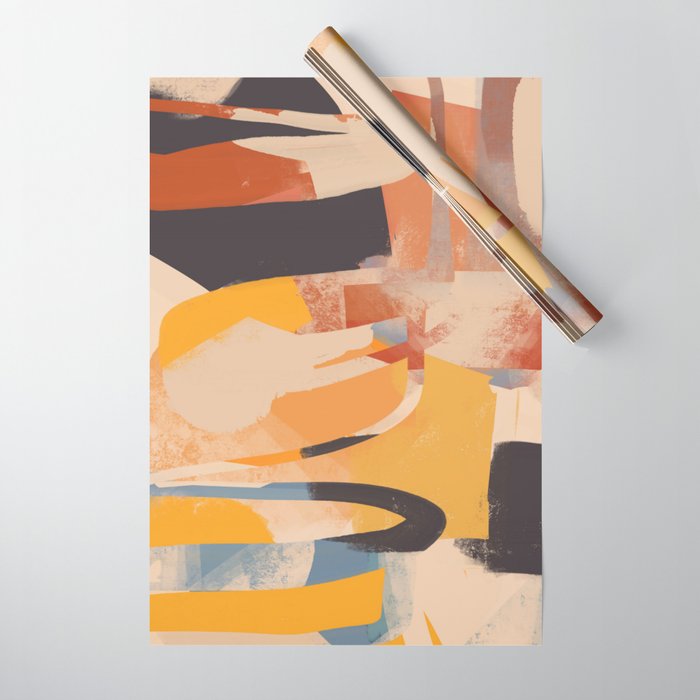 Modern Abstract Art 104 Wrapping Paper Gallery Image 1