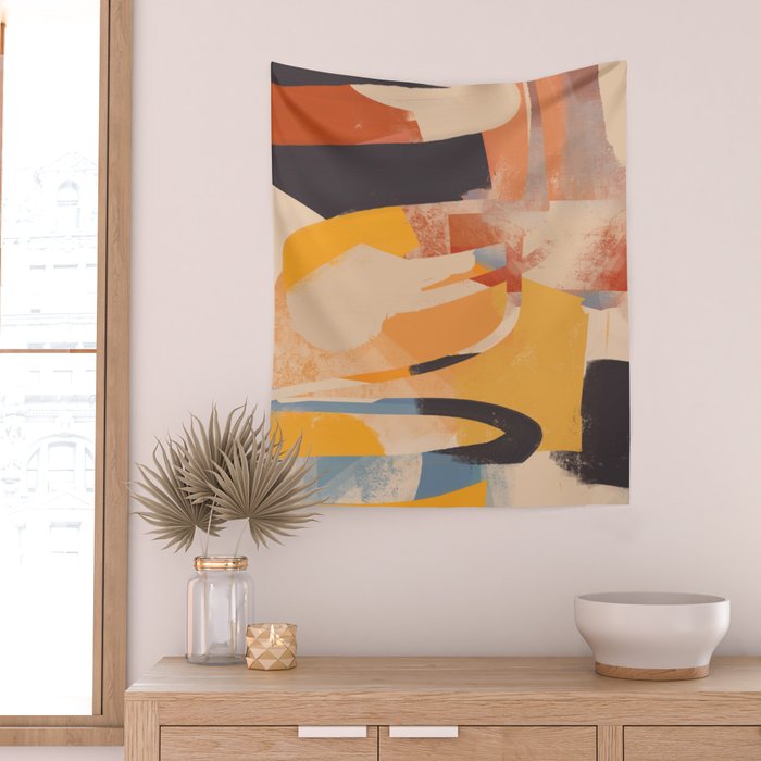 Modern Abstract Art 104 Wall Tapestry Gallery Image 2