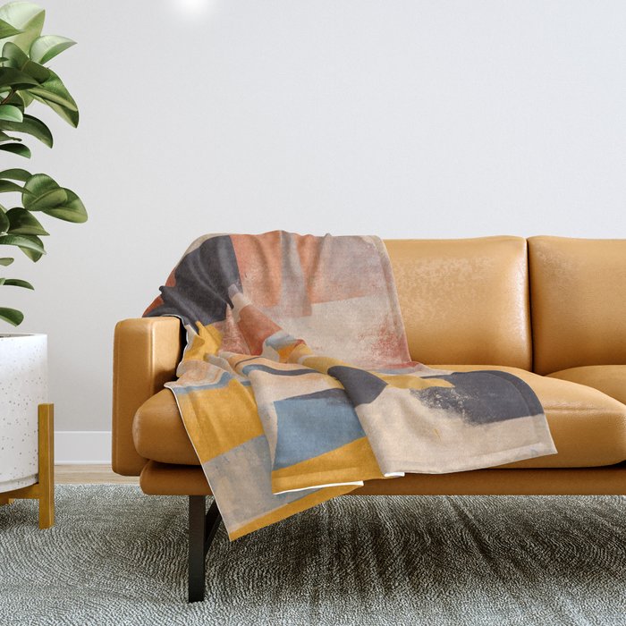 Modern Abstract Art 104 Throw Blanket Gallery Image 1
