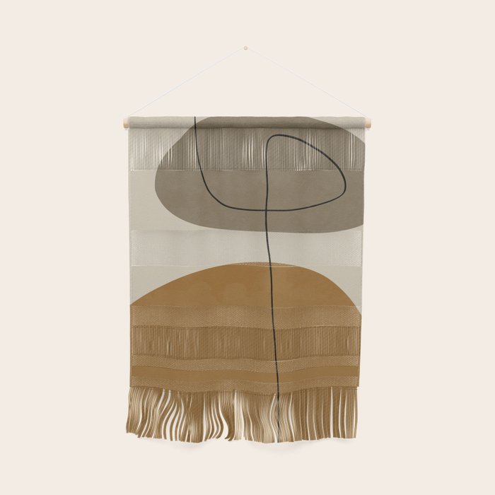 Organic Abstract Shapes #2 Wall Hanging Gallery Image 1