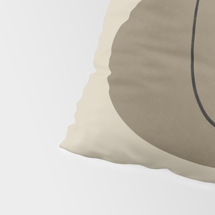 Organic Abstract Shapes #2 Pillow Sham Gallery Image 4