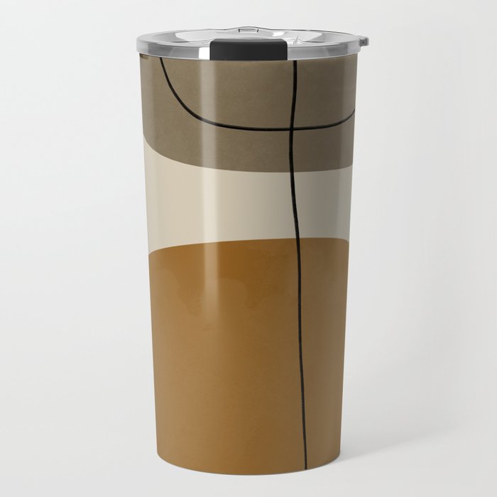 Organic Abstract Shapes #2 Travel Mug Gallery Image 1