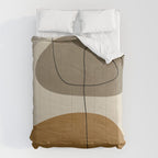 Organic Abstract Shapes #2 Comforter Gallery Image 6