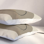 Organic Abstract Shapes #2 Pillow Sham Gallery Image 3