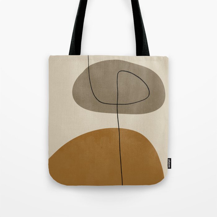 Organic Abstract Shapes #2 Tote Bag Gallery Image 1