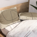 Organic Abstract Shapes #2 Pillow Sham Gallery Image 2