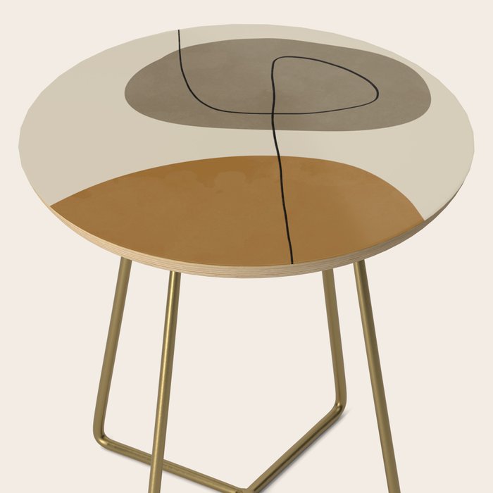 Organic Abstract Shapes #2 Side Table Gallery Image 2