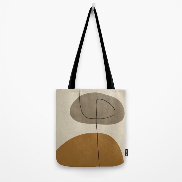 Organic Abstract Shapes #2 Tote Bag Gallery Image 2