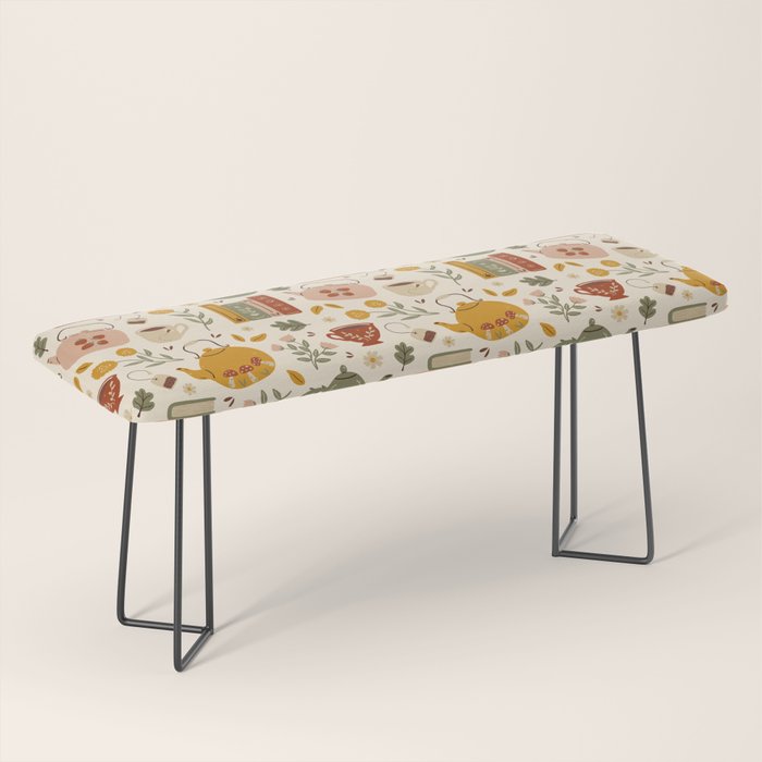 Flowery Books and Tea Bench Gallery Image 1