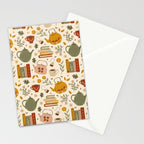 Flowery Books and Tea Stationery Card Gallery Image 2