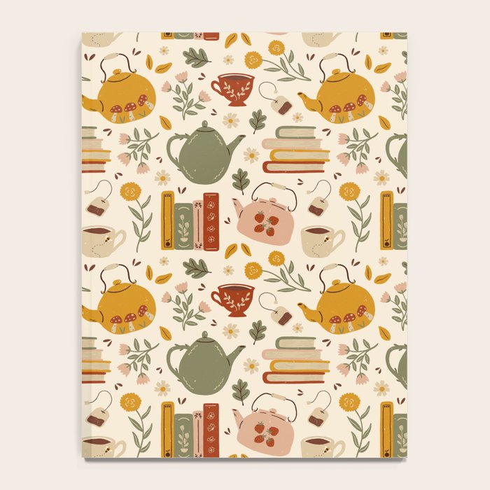 Flowery Books and Tea Notebook Gallery Image 4