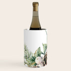 Christmas Pine Bouquet, Watercolor Floral Prints Wine Chiller Gallery Image 1