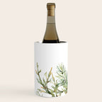Christmas Pine Bouquet, Watercolor Floral Prints Wine Chiller Gallery Image 2