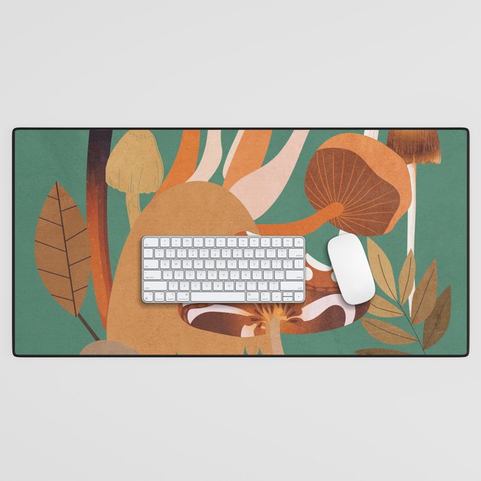 Mushrooms 4 Desk Mat Gallery Image 1