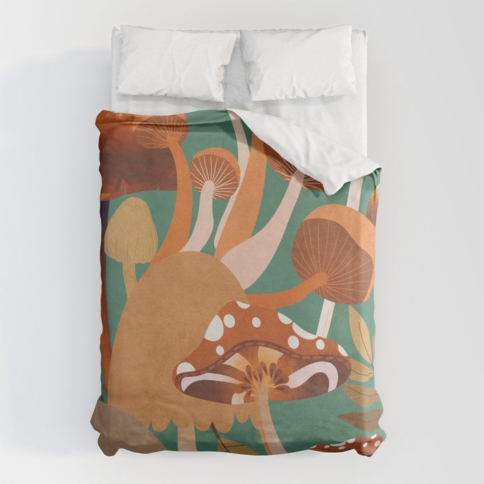 Mushrooms 4 Duvet Cover Gallery Image 1