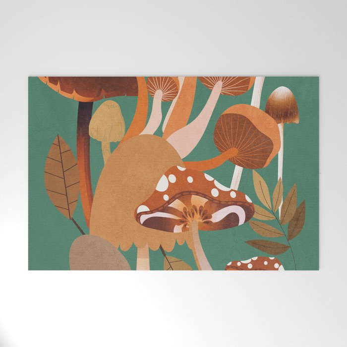 Mushrooms 4 Welcome Mat Gallery Image 1