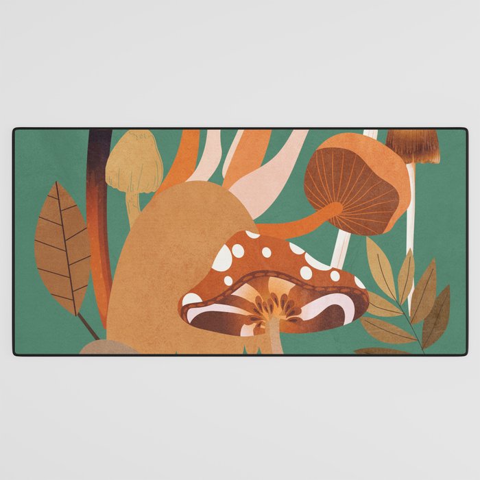 Mushrooms 4 Desk Mat Gallery Image 3