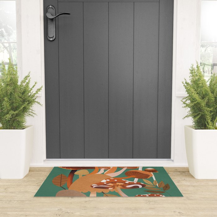 Mushrooms 4 Welcome Mat Gallery Image 3