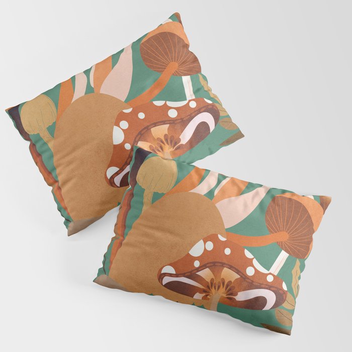 Mushrooms 4 Pillow Sham Gallery Image 3