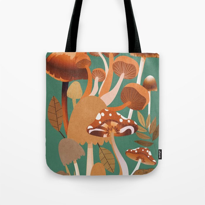 Mushrooms 4 Tote Bag Gallery Image 1