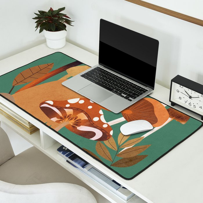 Mushrooms 4 Desk Mat Gallery Image 2