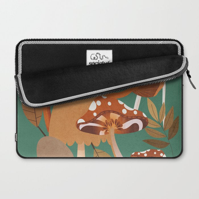 Mushrooms 4 Laptop Sleeve Gallery Image 2